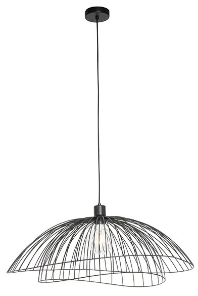 Design hanglamp zwart 66 cm - Pua Design E27 rond Binnenverlichting Lamp