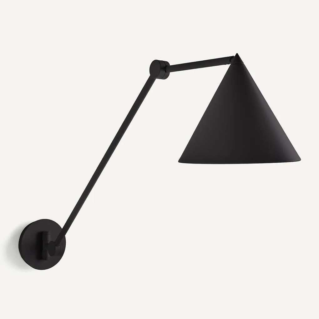 Scharnierende wandlamp, Moke