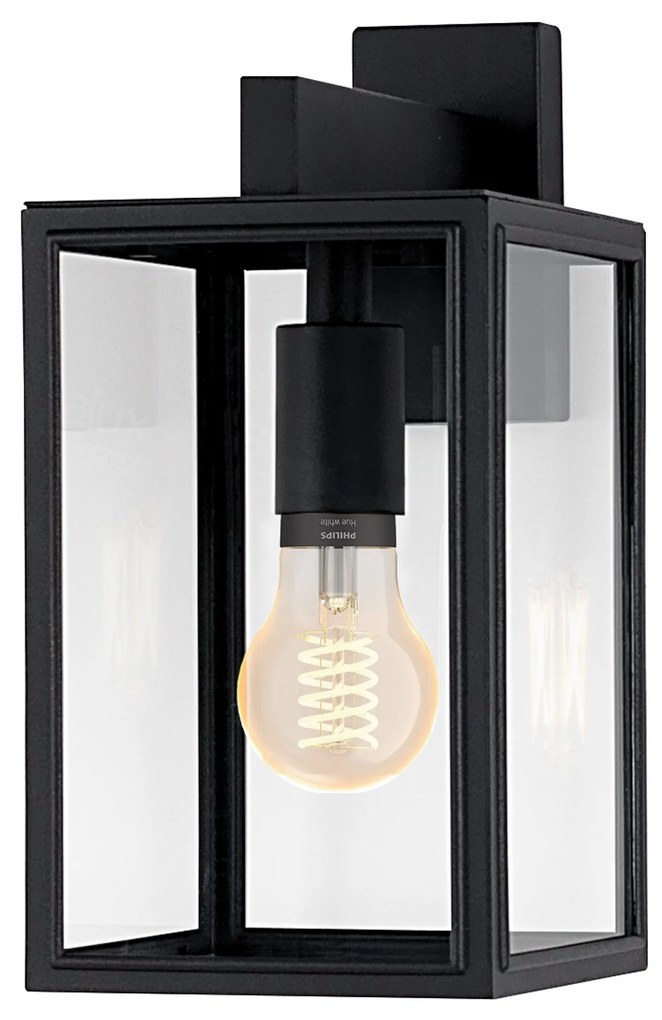 Soho Muurlamp Hangend Zwart met Hue Smart LED