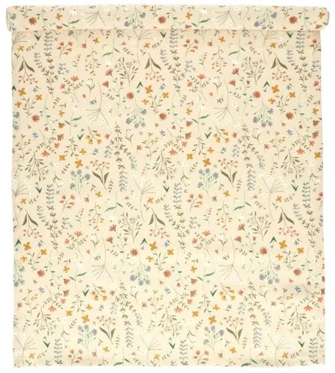 Tafelloper, GOTS bio-katoen, veldbloemen, 50 x 145 cm