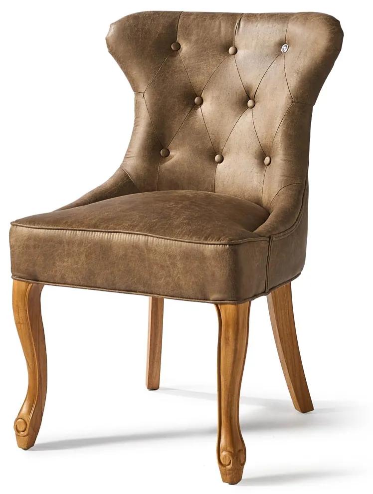 Rivièra Maison - George Dining Chair, pellini, coffee - Kleur: bruin