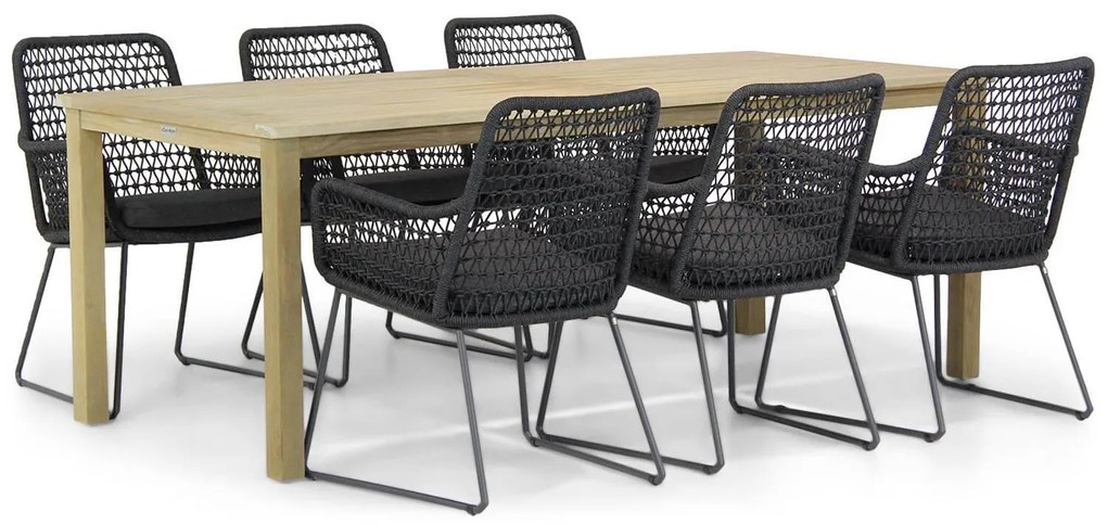 Taste Athena/Weston 210 cm dining tuinset 7-delig