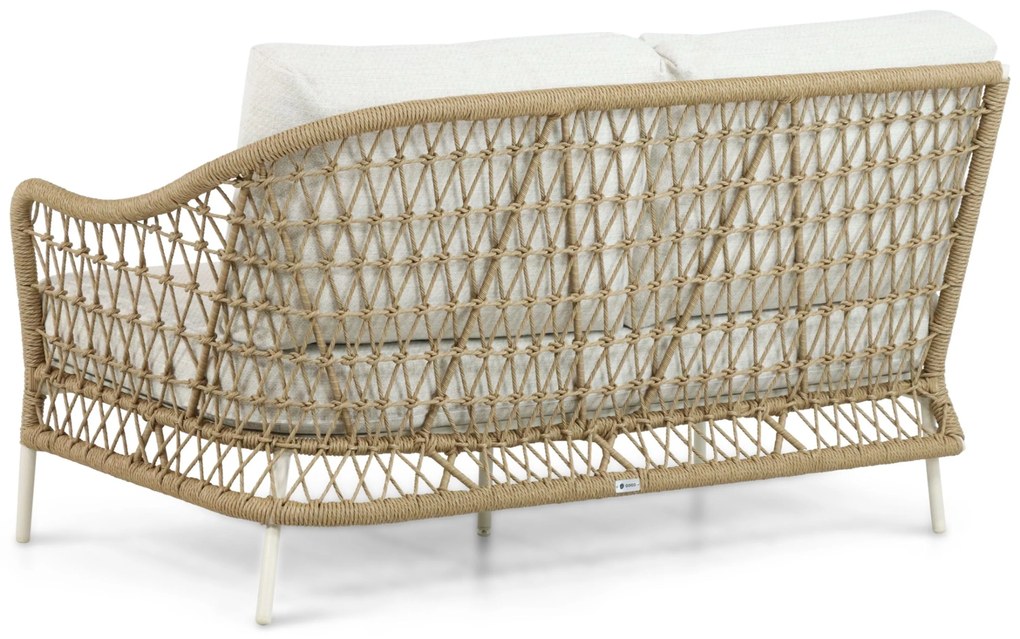 Hoek loungeset 6 personen Aluminium/Wicker Taupe Coco Bali