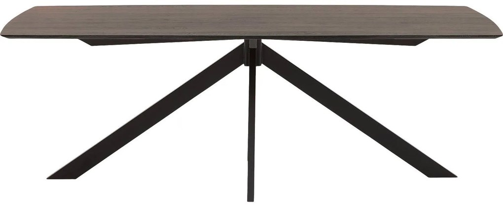 Goossens Excellent Eettafel Uniek, Semi rechthoekig 220 x 100 cm