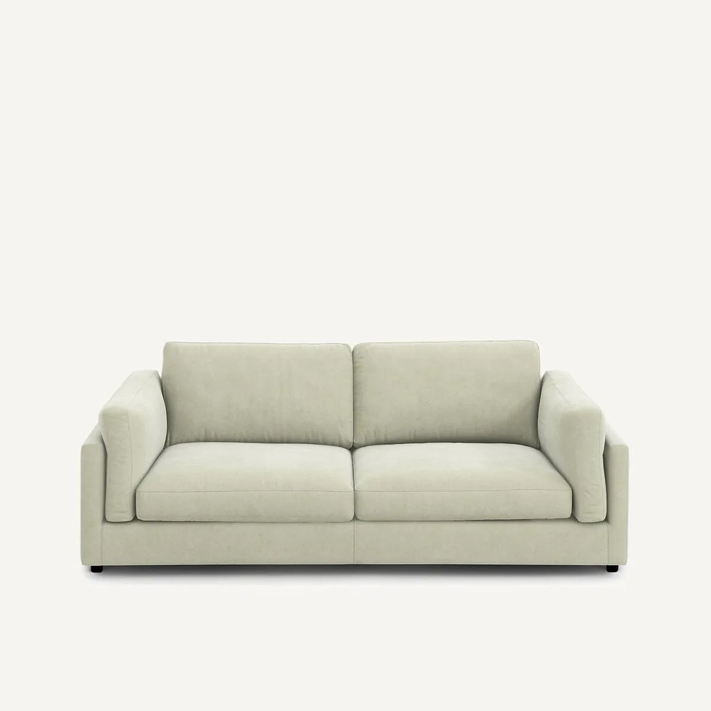 Slaapbank in stonewashed fluweel, CESAR