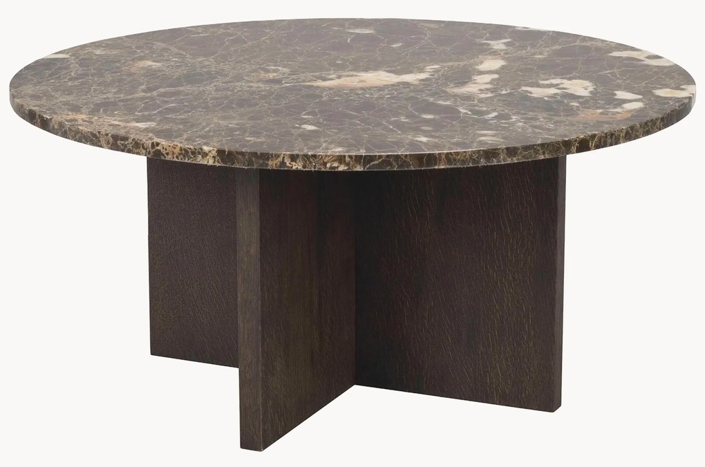 Ronde salontafel Brooksville van marmer