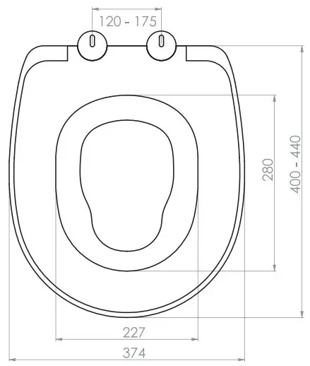 SaniGoods Family toiletzitting softclose wit