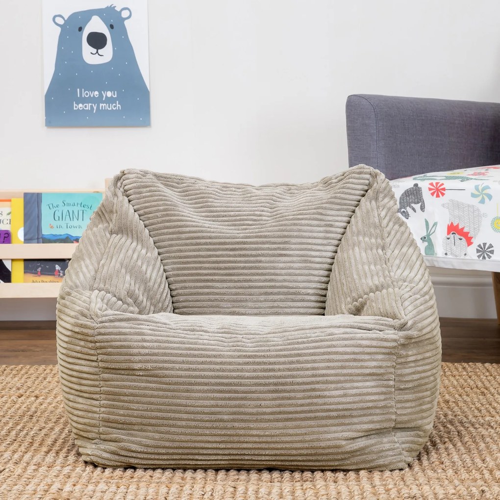 Morgan Corduroy Kinder Zitzakstoel - Beige