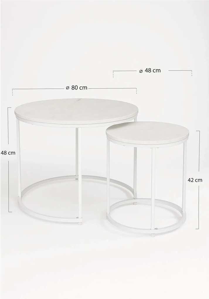 Set van 2 Renty Center-tafels