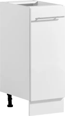 VEVOR Onderkast 300x475x815 mm BxDxH Spaanplaat Keukenonderkast Wit voor Wasruimte & Badkamer, zonder werkblad, in Shaker-stijl, met één lade, soft-close mechanisme en randafwerking