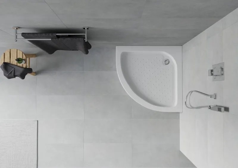 Mexen Rio halfronde douchebak 90 x 90 cm, wit - 47109090
