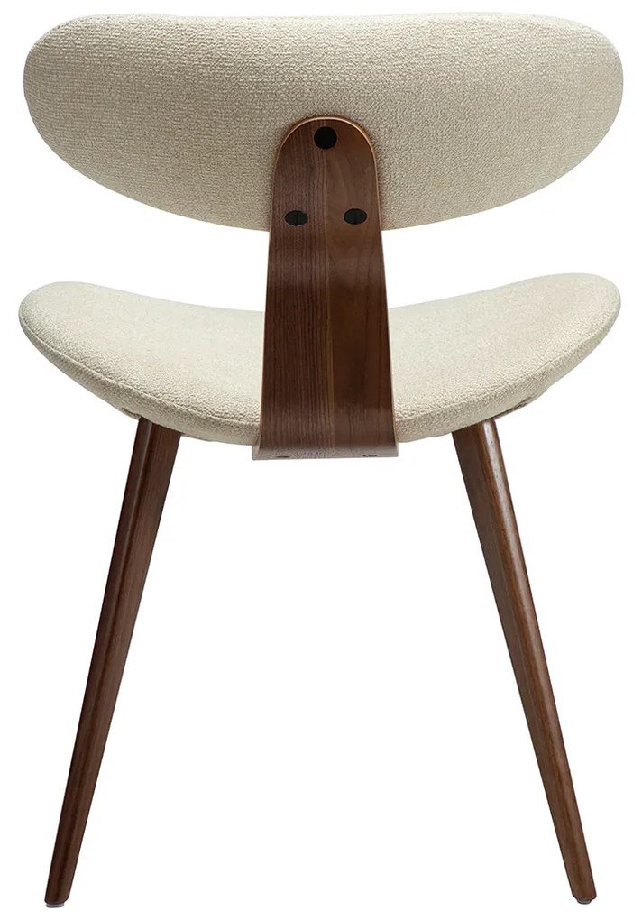 Dan-Form Buckle Eetkamerstoel Scandinavisch Design Almond Walnoot