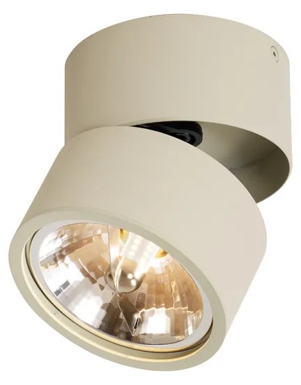 Moderne plafondspot beige G9 rond draai- en kantelbaar - Go Nine