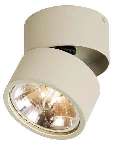 Moderne plafondSpot / Opbouwspot / Plafondspot beige G9 rond draai- en kantelbaar - Go Nine Modern G9 Binnenverlichting Lamp