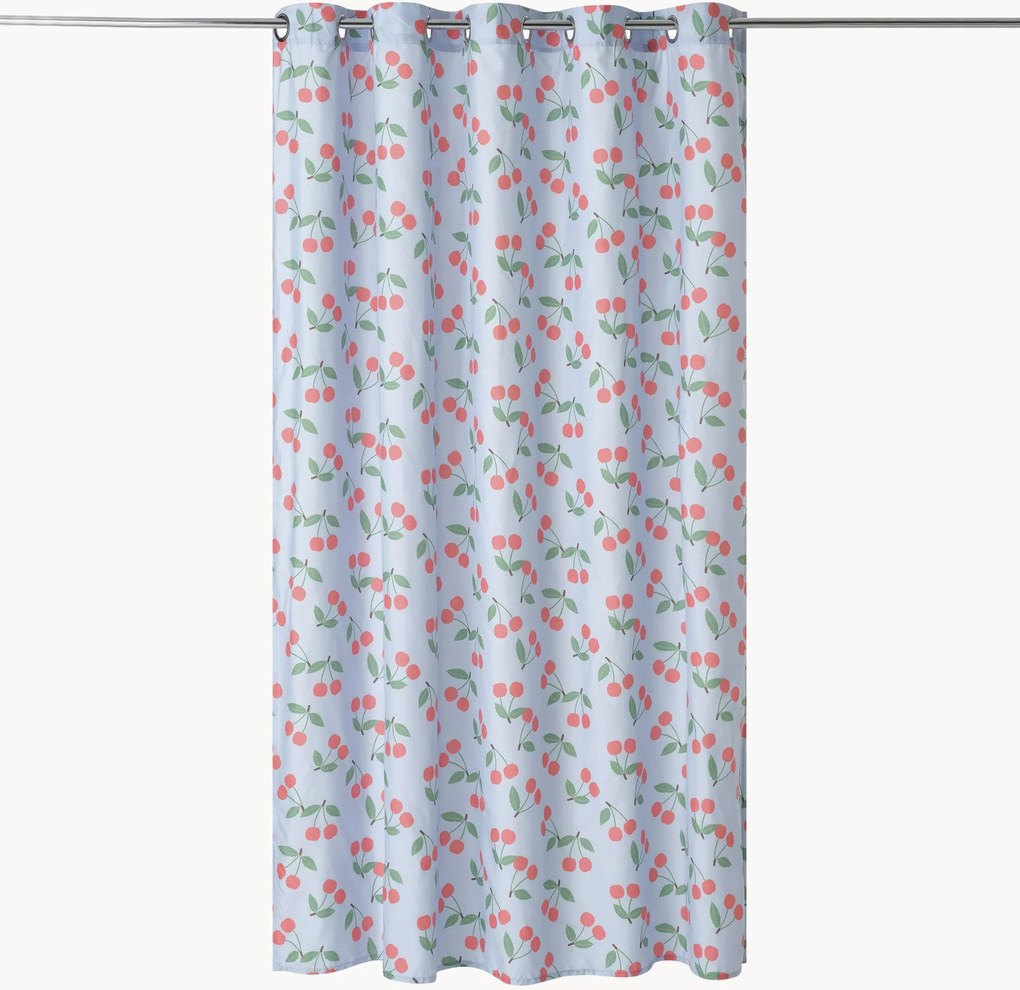 Douchegordijn met patroon Cerise, waterbestendig