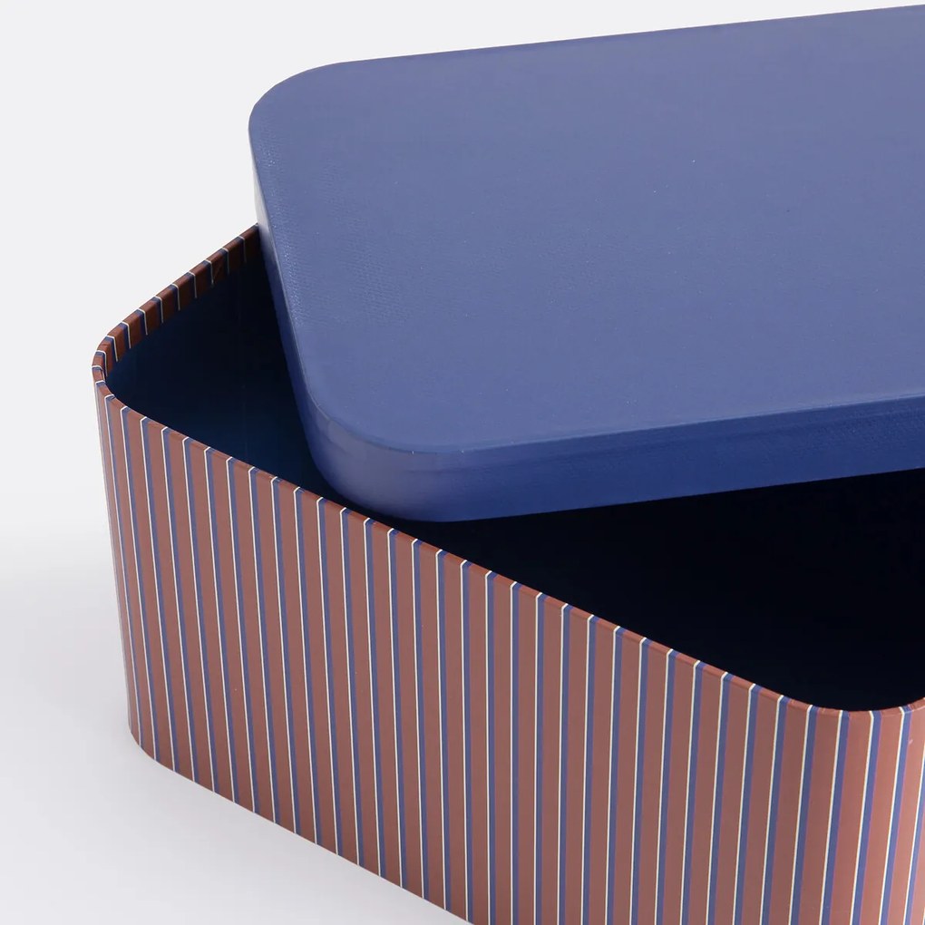 Set van 2 stapelbare dozen met deksels, Donato