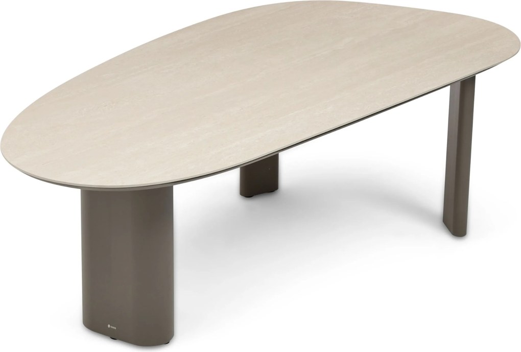 Dining Tuintafel Organische tuintafels 240 x 120 cm Zand/Beige Weave