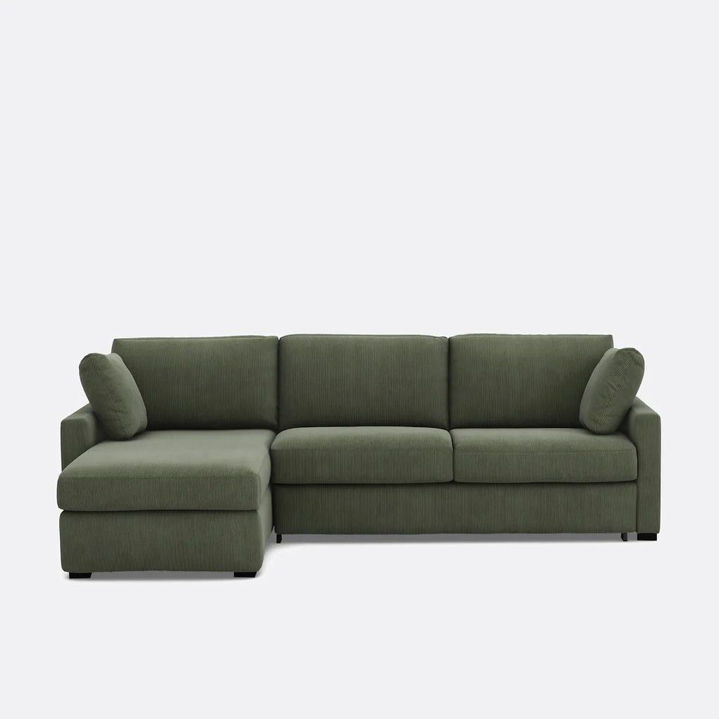 Comfort Bultex® corduroy hoekbank Timor