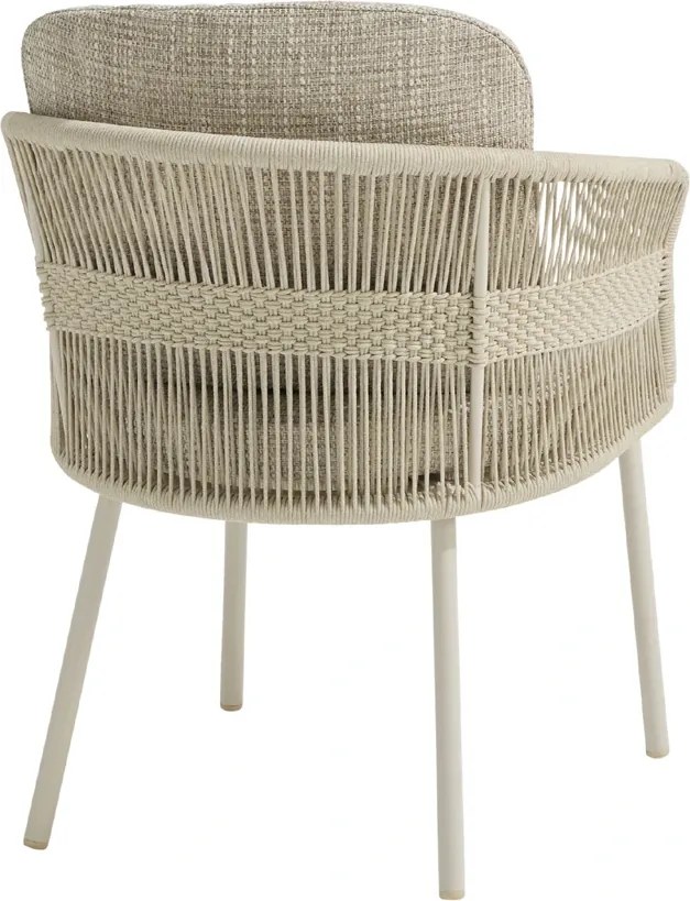 4 Seasons Outdoor Corfu tuinstoel Linnen Tuinstoel beige weerbestendig