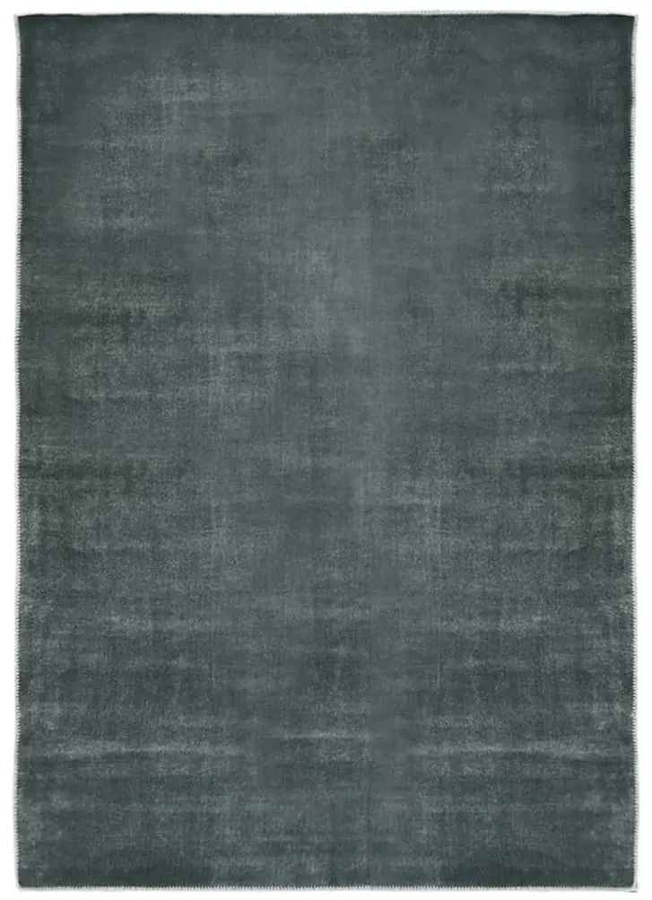 vidaXL Vloerkleed wasbaar opvouwbaar 120x170 cm polyester grijs