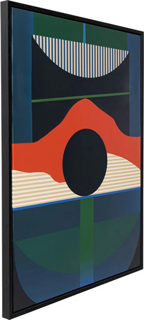 Abstract Schilderij Zonondergang