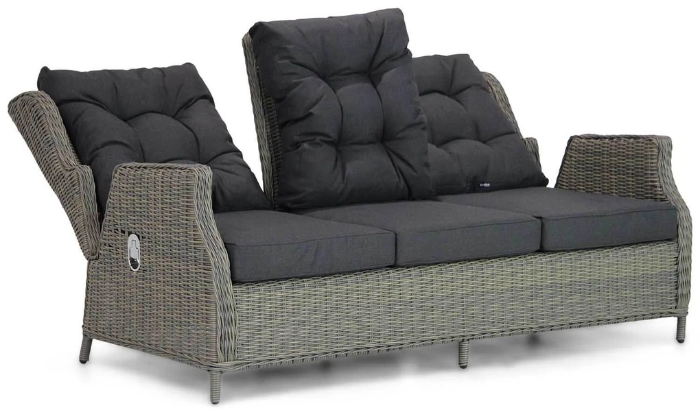 Stoel en Bank Loungeset 5 personen Wicker Taupe  Garden Collections Chicago