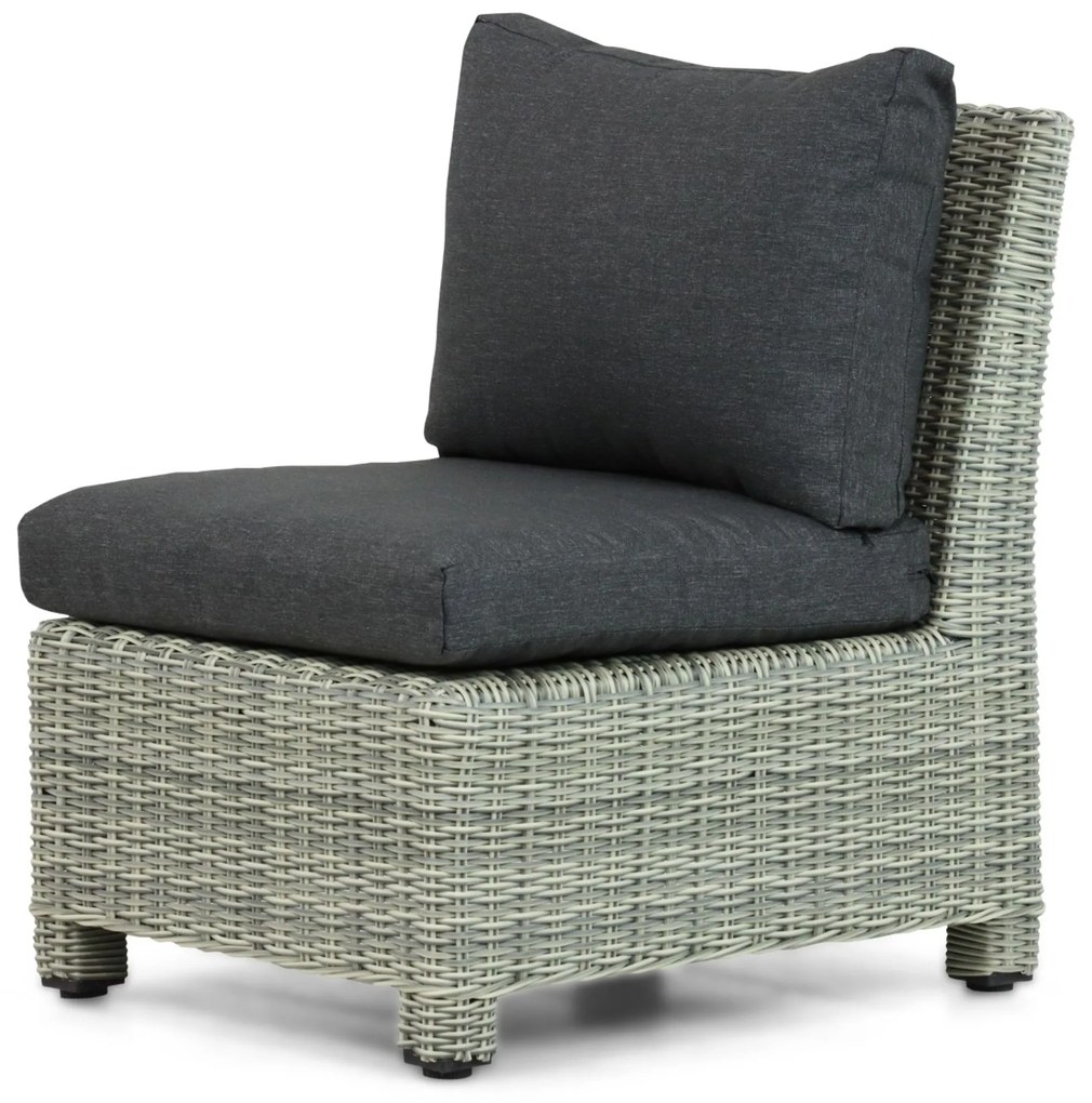 Loungeset 4 personen Wicker Grijs Garden Collections Lusso/Comodo