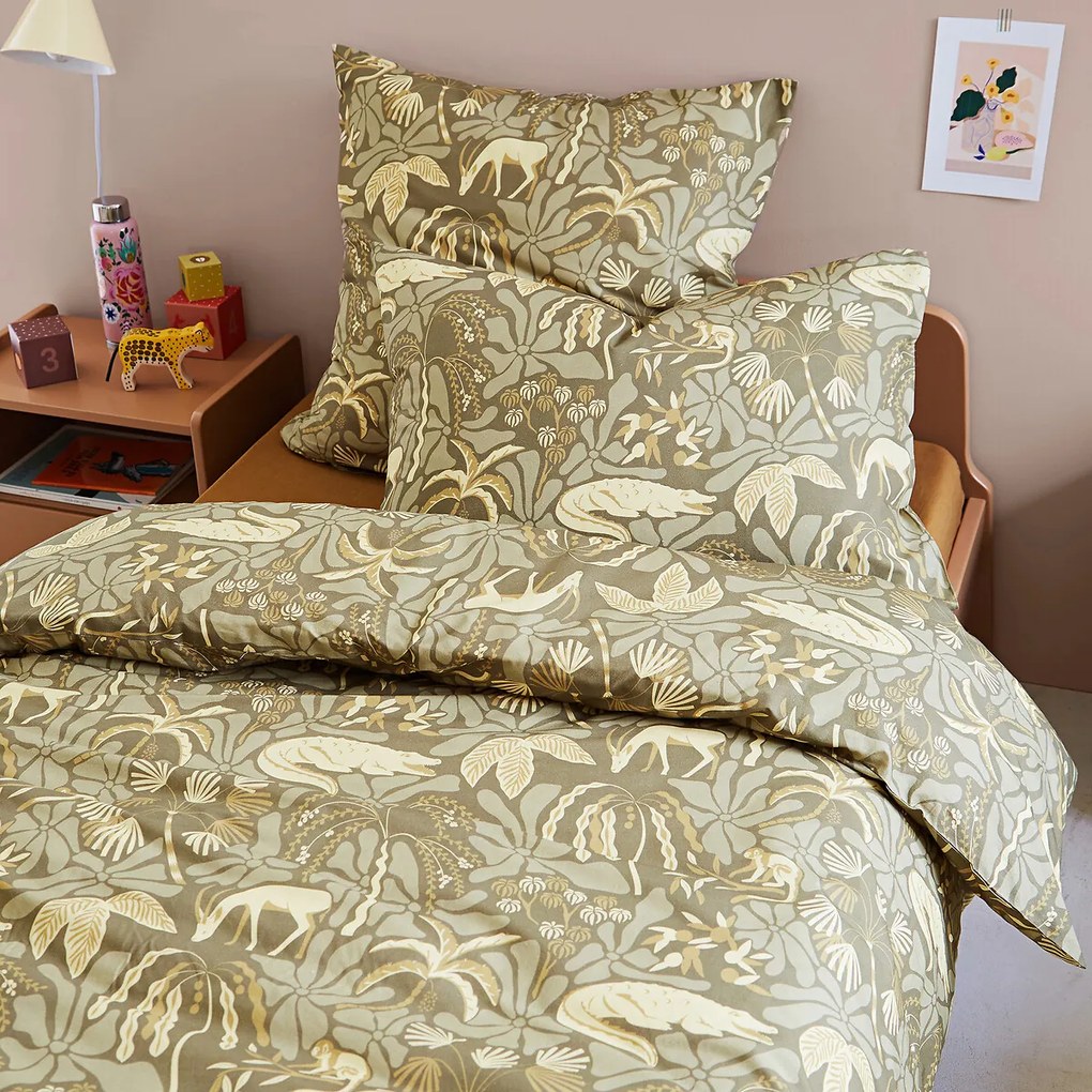 Kinderdekbedovertrek 50% gerecycled katoen, Selim