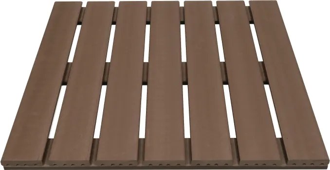 Terrastegel composiet 50 x 50 cm donkerbruin FSC (24 mm) massief