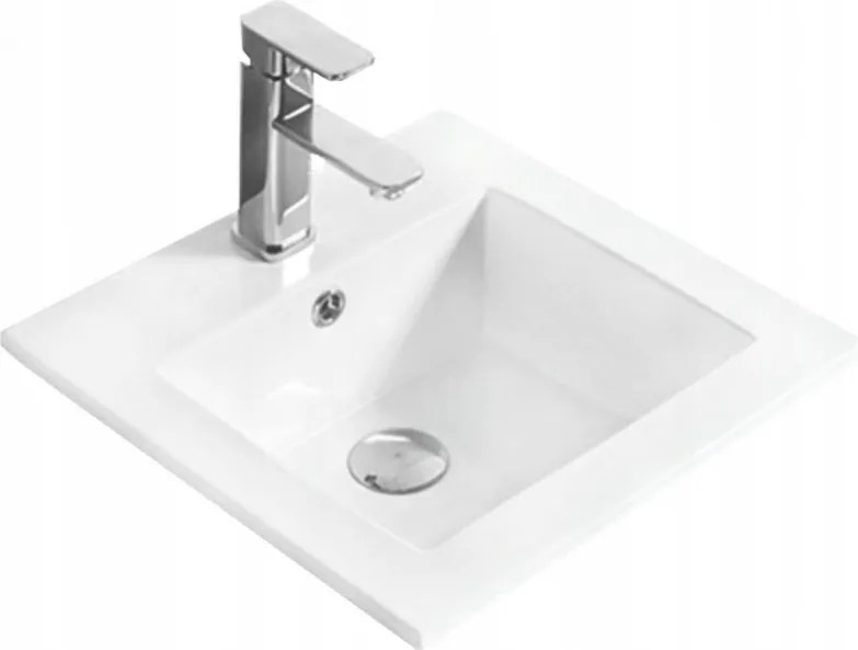 Mexen Stella ingebouwde wastafel 41 x 41 cm, wit - 25454100