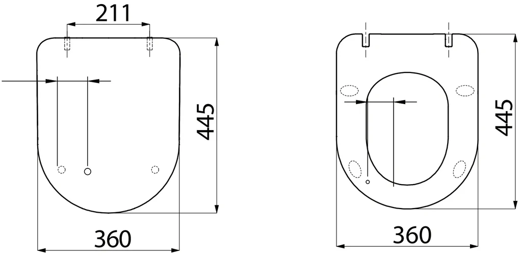 Sanigoods Alpha softclose toiletzitting goud