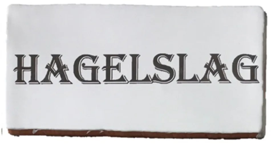 Terre d'Azur Cocina wandtegel met decor hagelslag 15x7,5cm wit