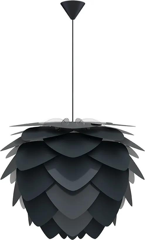 Aluvia medium Ø 59 cm - Hanglamp - Koordset zwart