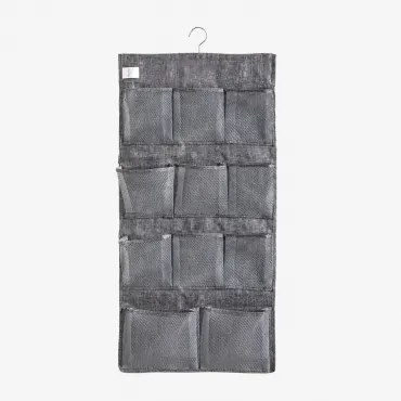 Hangende Organizer Met Metalen Hanger Klere Grijs & ↑86 Cm - Sklum