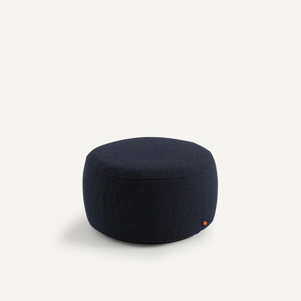 Rosebury XL poef met bouclé effect, ontwerp Emmanuel Gallina