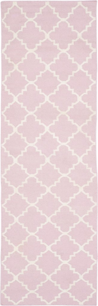 Safavieh | Handgeweven vloerkleed Darien 76 x 240 cm roze, ivoor vloerkleden wol, katoen vloerkleden & woontextiel vloerkleden