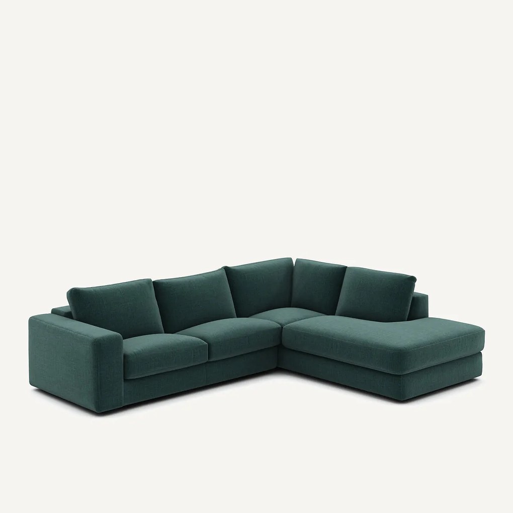 Hoekbank in jaspis stof, Skander