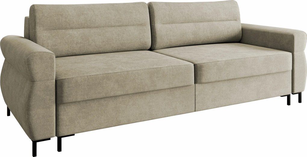 Slaapbank Stonecrest 104, Aanwezig, 92x238x95cm, 97 kg, Poten: Metaal, Kunststof