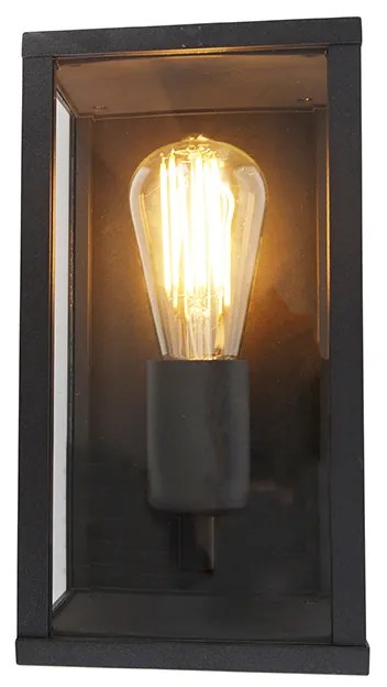 Smart wandlamp zwart 26 cm IP44 incl. Wifi ST64  - Charlois