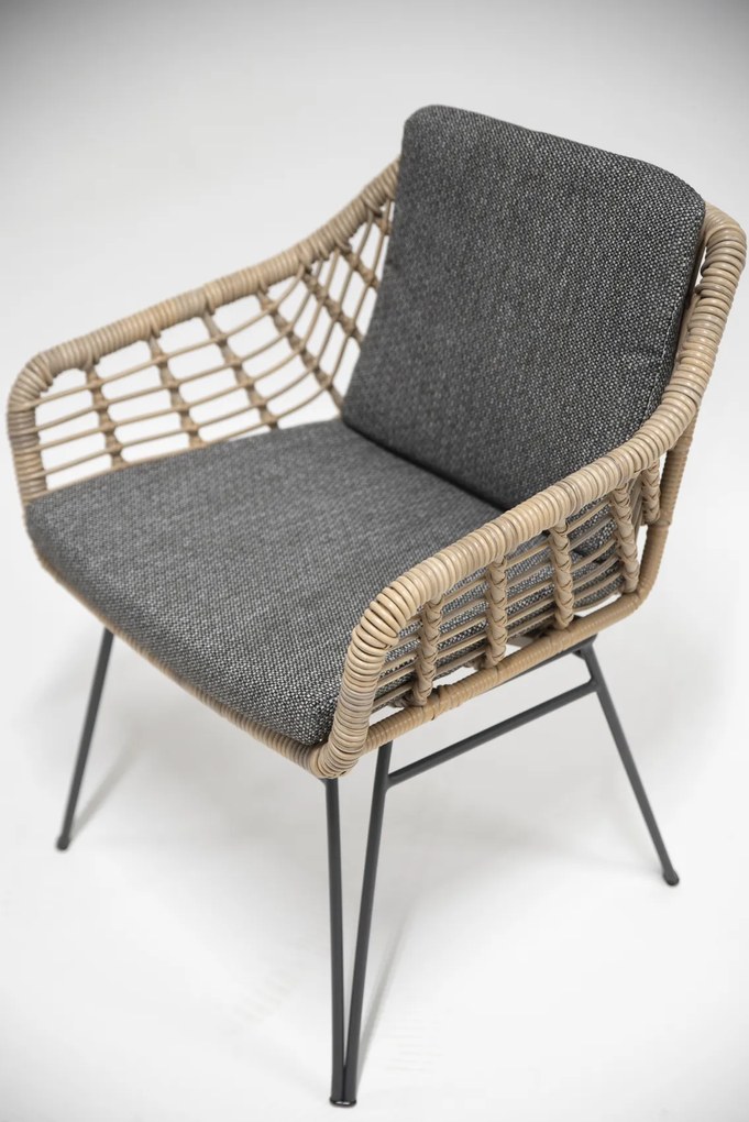 4 Seasons Outdoor Cottage tuinset Quatro Tuinset taupe weerbestendig