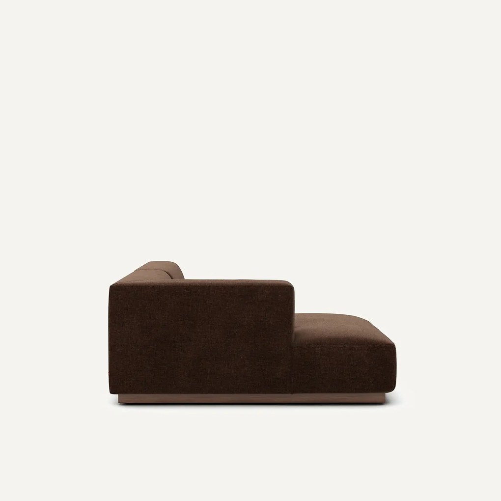 Linker hoekbank chenille fluweel, Jacopo