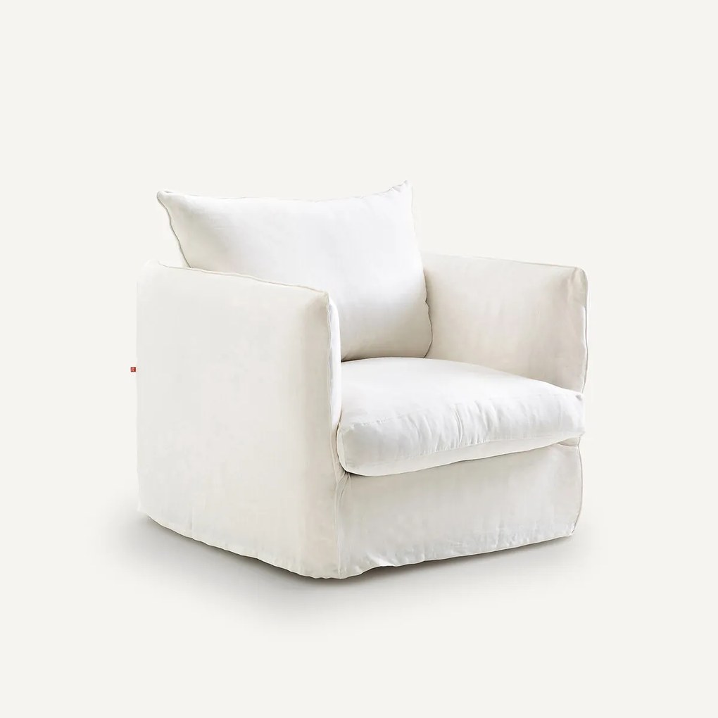 Fauteuil in gekreukt linnen, Neo Chiquito