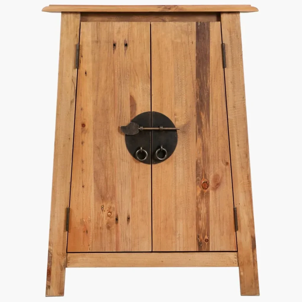 vidaXL Badkamerkastje 59x32x80cm gerecycled massief grenenhout