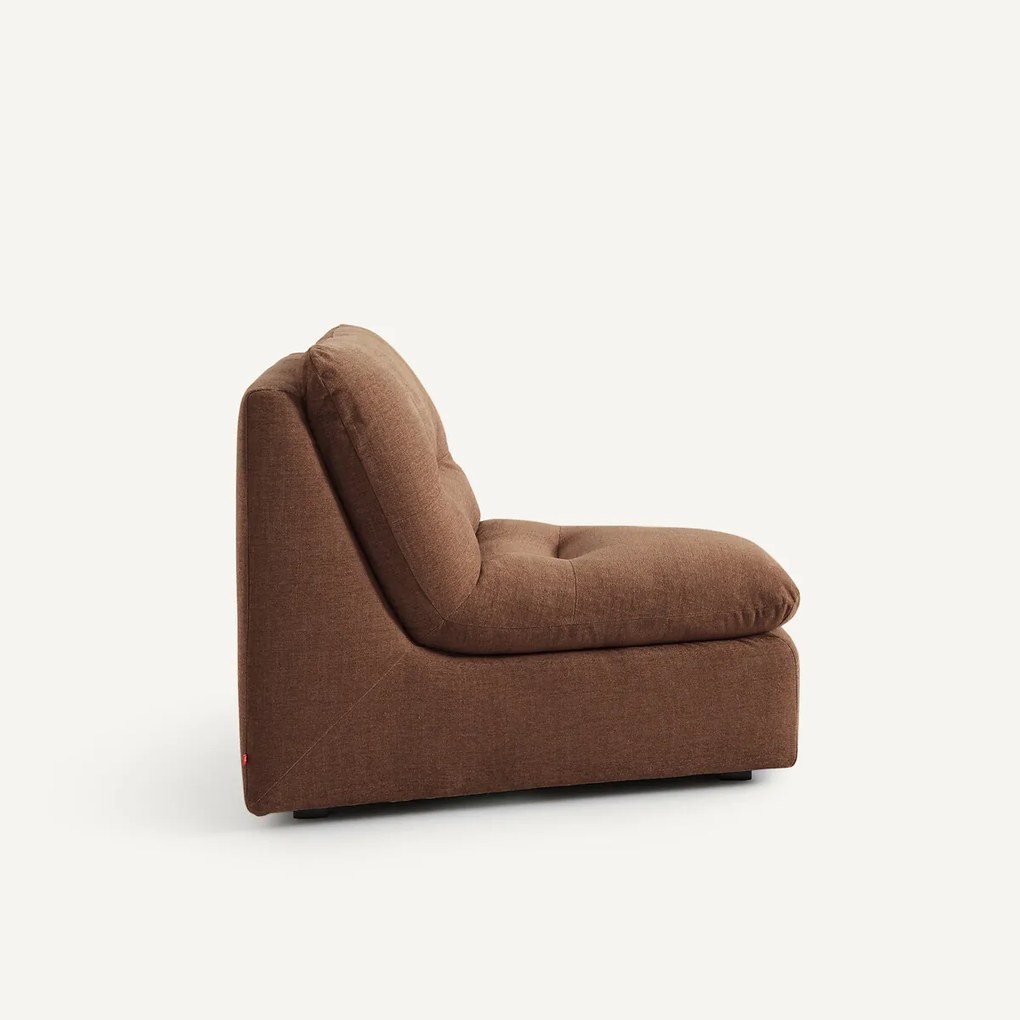 Hoekmodule, in gemêleerde stof, GIULIANO