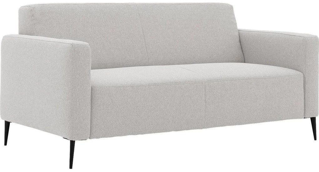 Goossens  Key West lichtgrijs, stof, 2,5-zits, modern design