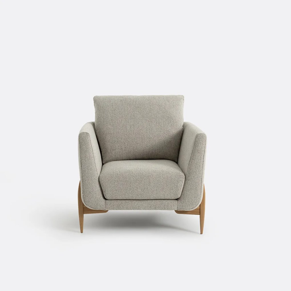 Fauteuil in gevlekte structuurstof, Cejjy