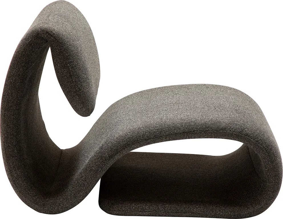 Dan-Form Dubna Design Lounge Stoel Boucle Pebble Grey