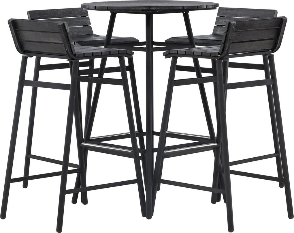 The Outsider Barset - Sem - Zwart - 5 delig - The Outsider