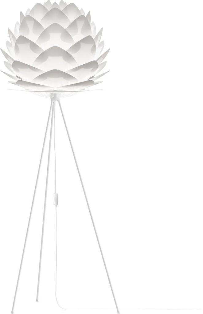 UMAGE Silvia Medium Ø 50 cm - Vloerlamp - Tripod wit- Lampenkap - Verstelbare standaard - Blaadjes - Artichok - Metaal - Design - Scandinavisch -