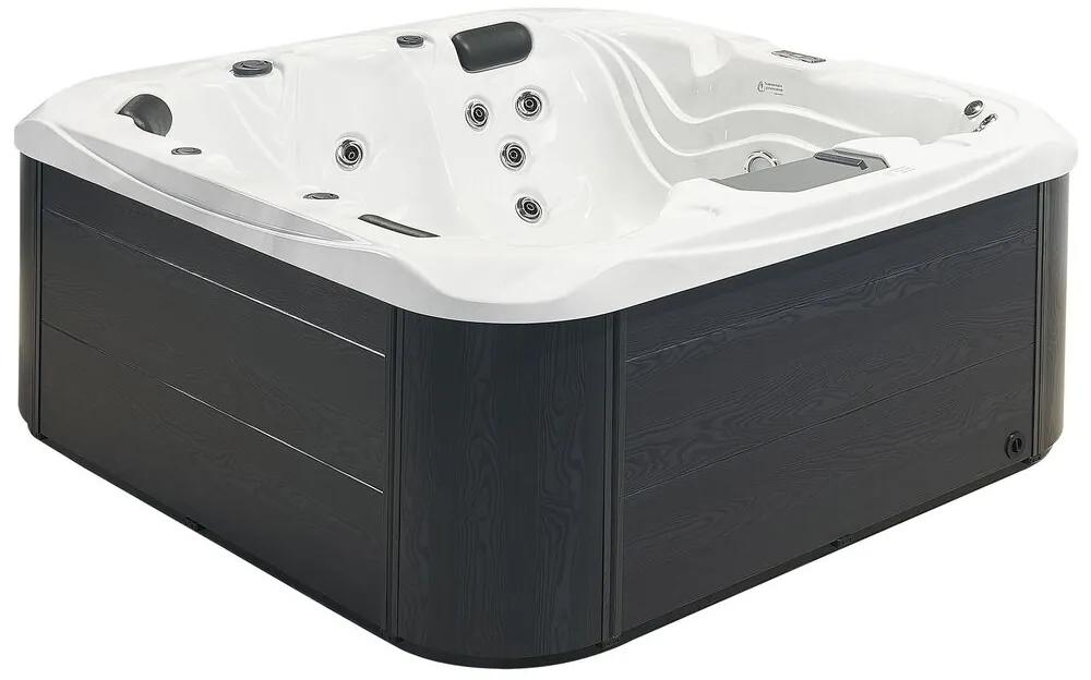 Vierkante Hot Tub met LED Wit LASTARRIA Beliani